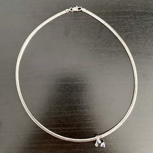 Tanzanite Sterling Silver Necklace